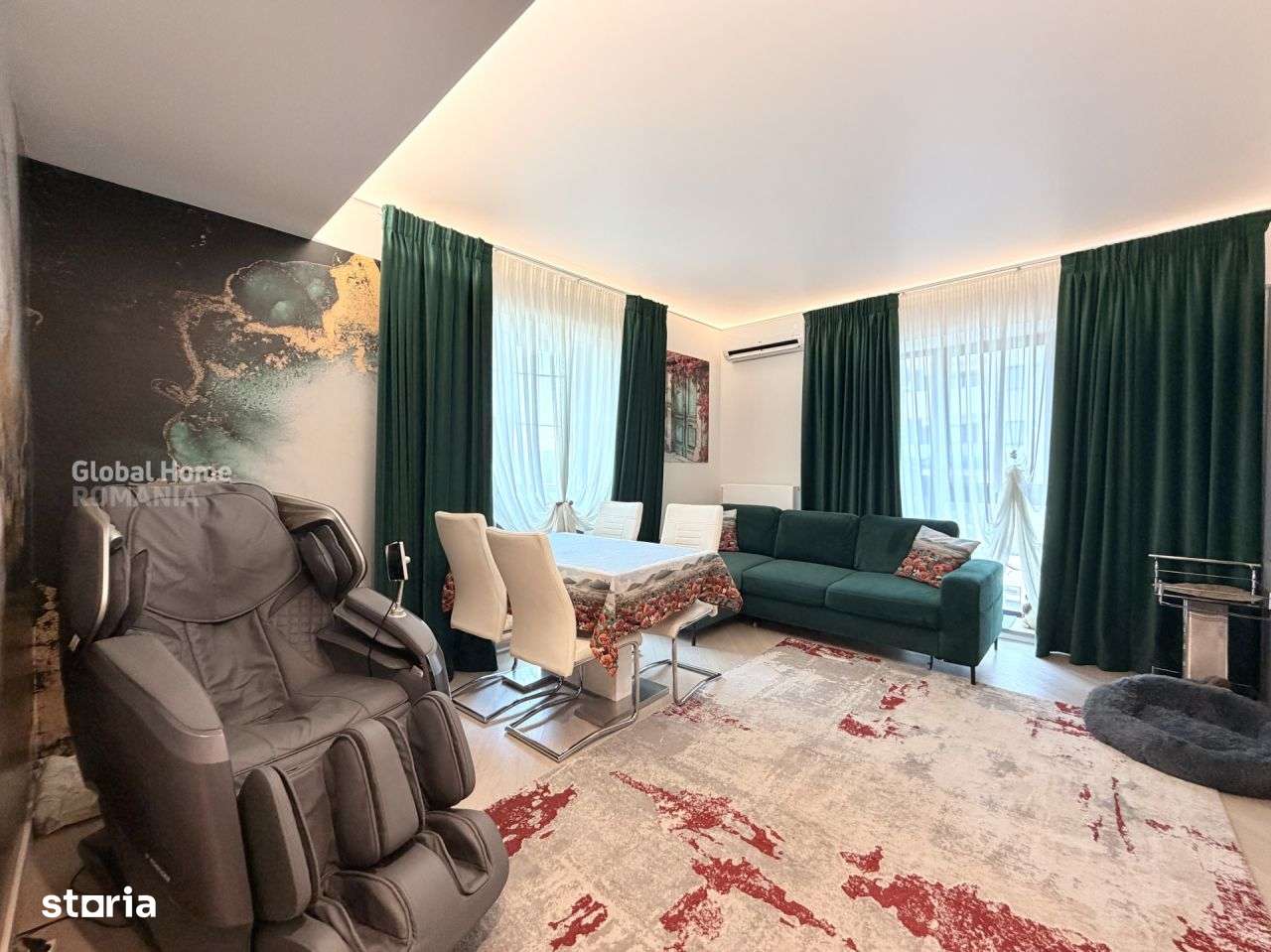 3 Rooms + Parking + Storage | Panoramic View | Cortina North - Pipera-4