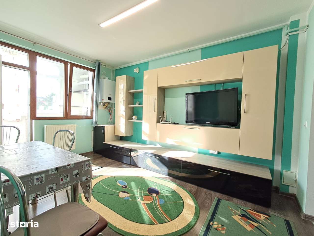 Apartament 2 camere 37 mp, bacon inchis, parcare Floresti-1