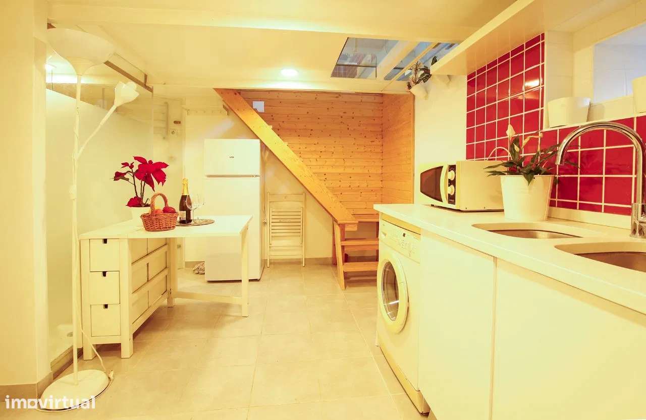 Moderno T1 com jardim em Alvalade - Grande imagem: 5/12