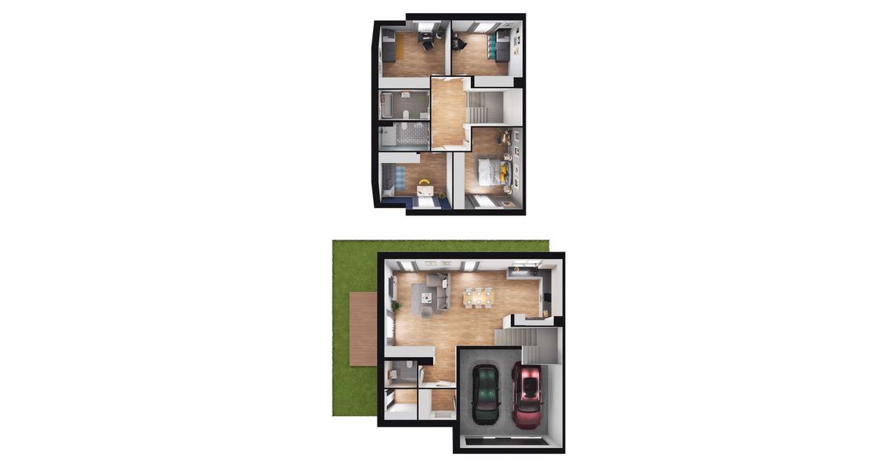 5-pokojowy dom 134m2 + ogródek Bez Prowizji - Pełny obrazek: 2/8