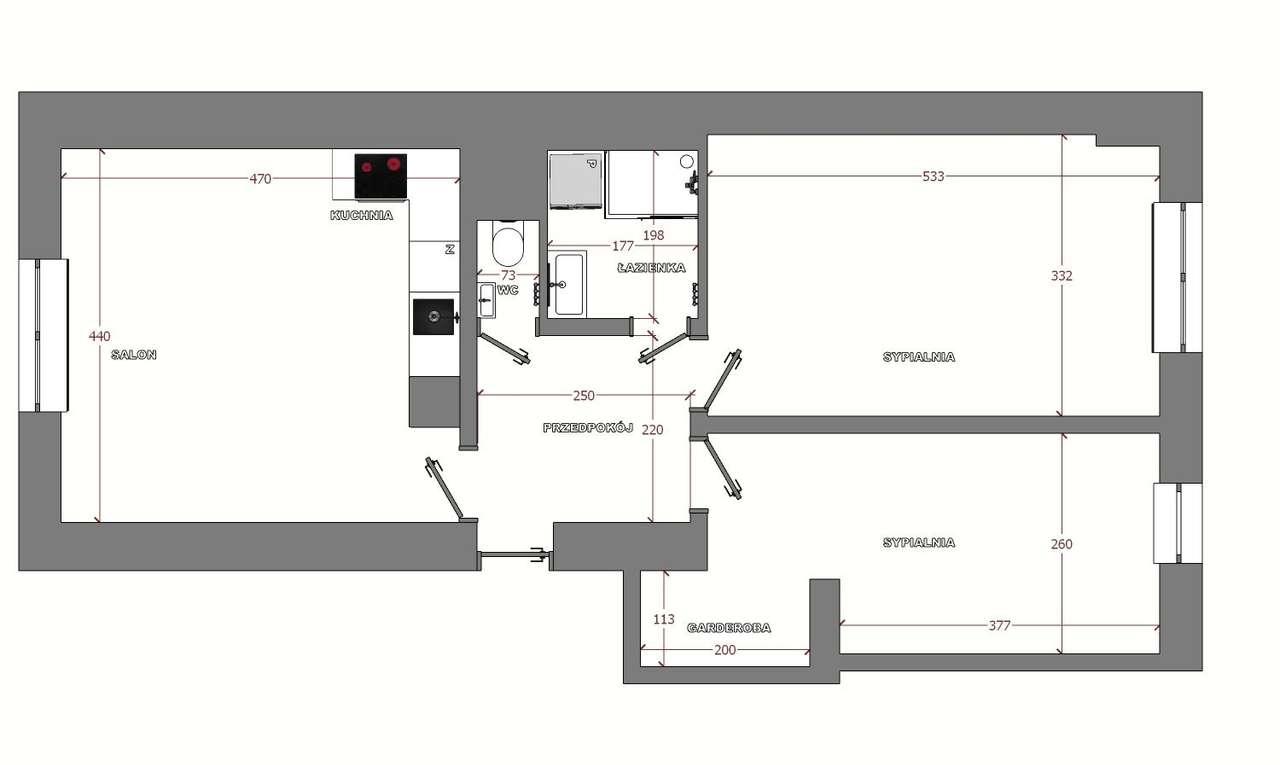 3-pok. piękne mieszkanie przy Bulwarach, widok na Wisłę, taras-16