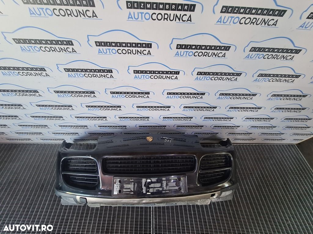 Bara fata Porsche Cayenne 2002 - 2006 NEGRU (935) model cu spalatoare far - 4