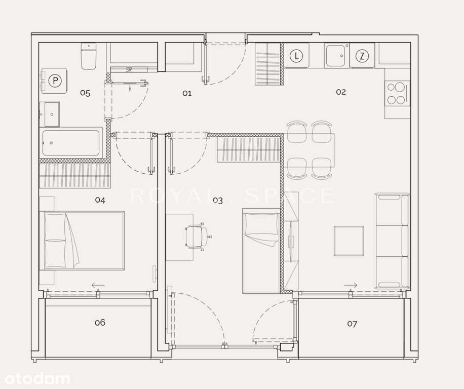 Apartament na ostatnim piętrze! - Pełny obrazek: 3/20