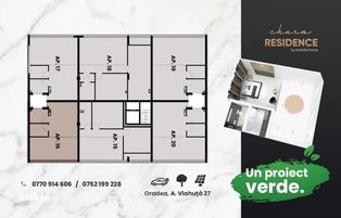 Apartament 2 camere 2 nivele Charm Residence Ultracentral Oradea AP 16