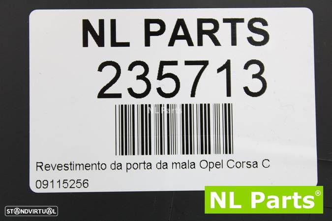 Revestimento da porta da mala Opel Corsa C 09115256 - 11