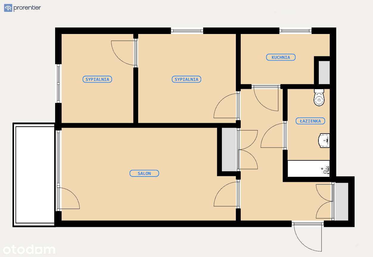 Niskobudżetowe mieszkanie na cichym i zielonym osiedlu - BEZ PROWIZJI-19