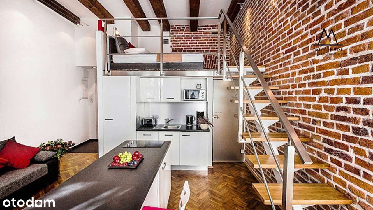 Na sprzedaż klimatyczna kawalerka z antresolą ul. Michałowskiego-0