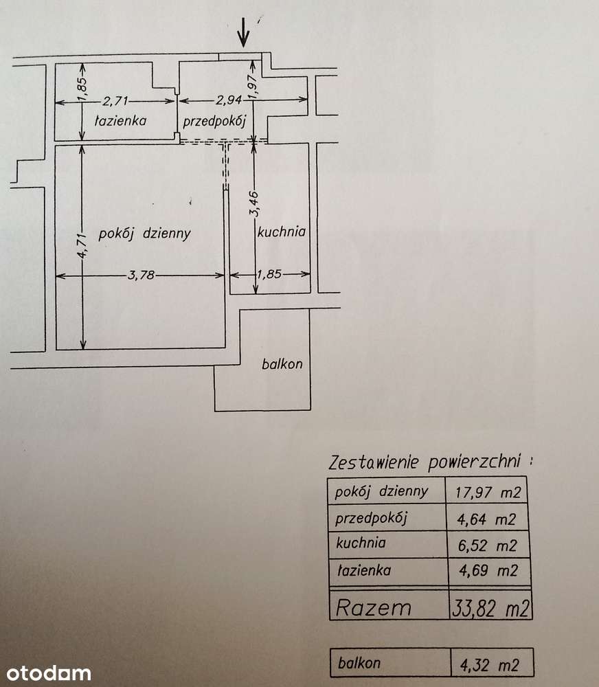 Przytulne 1-pokojowe mieszkanie z balkonem i komórką lokatorską - Pełny obrazek: 5/5