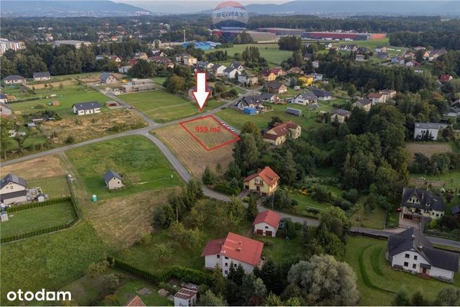 Działka zabudowa bliźniacza mieszkaniowo-usługowa