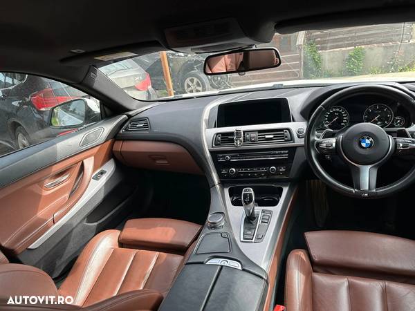 Interior M Sport piele BMW seria 6 F06 LCI facelift, cognac - 4