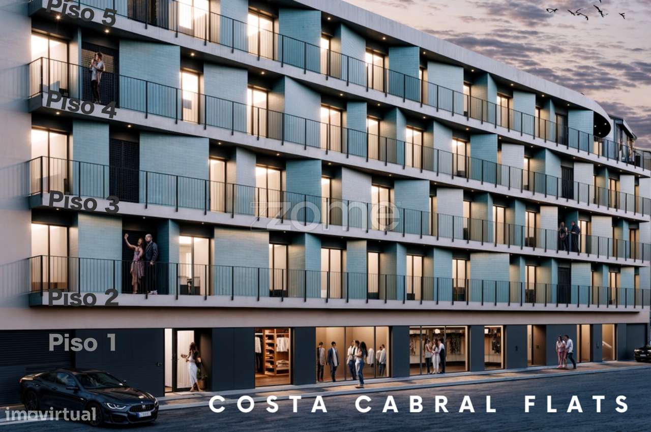 Apartamento T0 BU Costa Cabral Polo Universitário - Grande imagem: 3/27