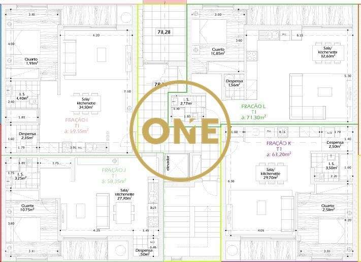 Apartamento T1 em Calendário - Grande imagem: 2/6