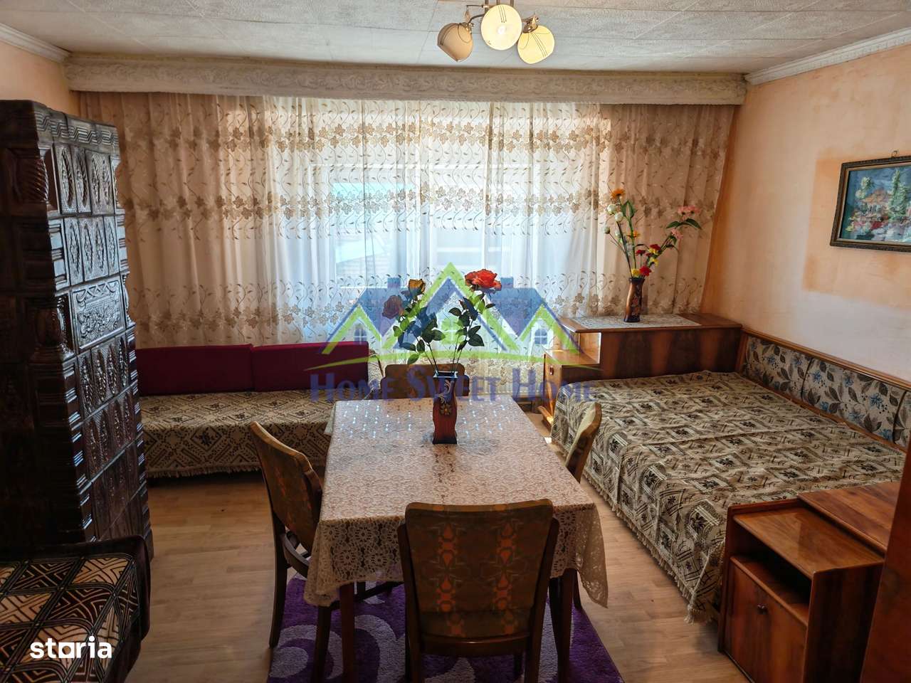Casa Ghelari, 3 camere, 678mp, baie, buc., termopane, curte si gradina-10