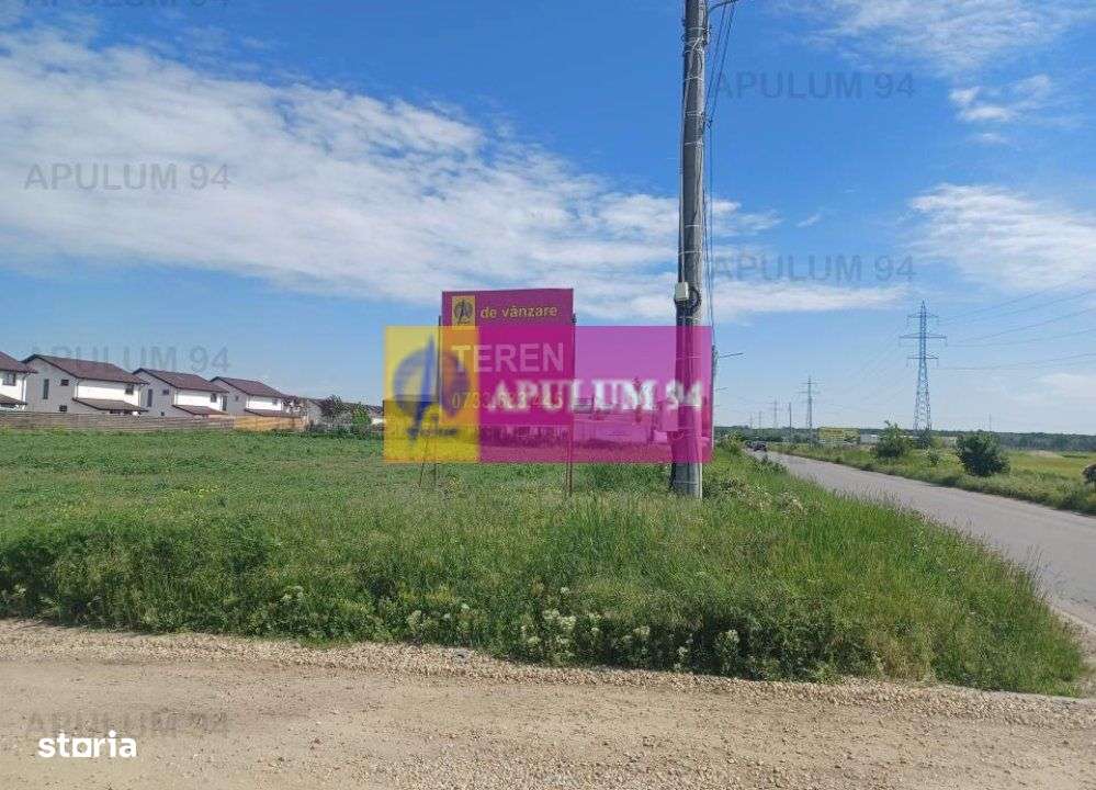 Teren 3.500 mp intravilan construibil pe DJ 602, în Săbăreni - Imagine principală: 1/3