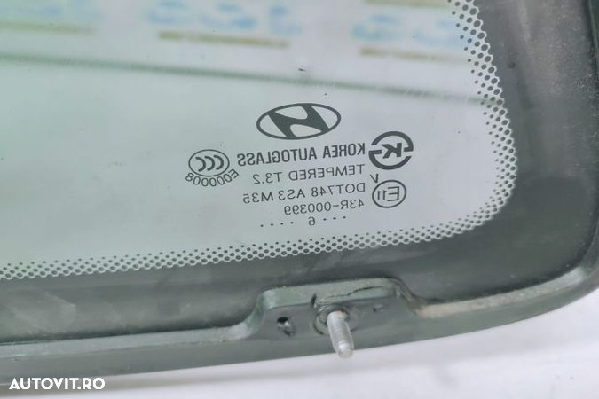 Geam fix dreapta spate Hyundai Santa Fe CM  [din 2006 pana  2010] seria - 4