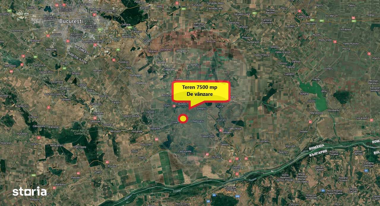 Teren 7500 mp de vanzare Crivat, str. Dulciata Ion, jud. Calarasi-2