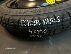 PS46 RODA/ PNEU SUPLENTE TOYOTA YARIS 2019 125 70 R16 FURAÇÃO 4X100 - 2