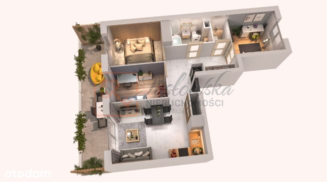 Urokliwy Apartament w Łańcucie 62,84 m2