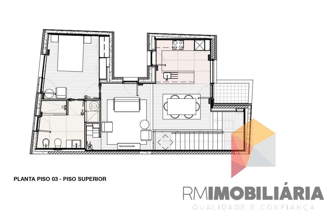 Apartamento Duplex T2 NOVO com Terraço na Constituição-5
