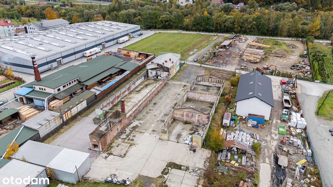 Nieruchomość inwestycyjna – 0,92 ha | Pcim, 850 m od S7 (Zakopianki)-7