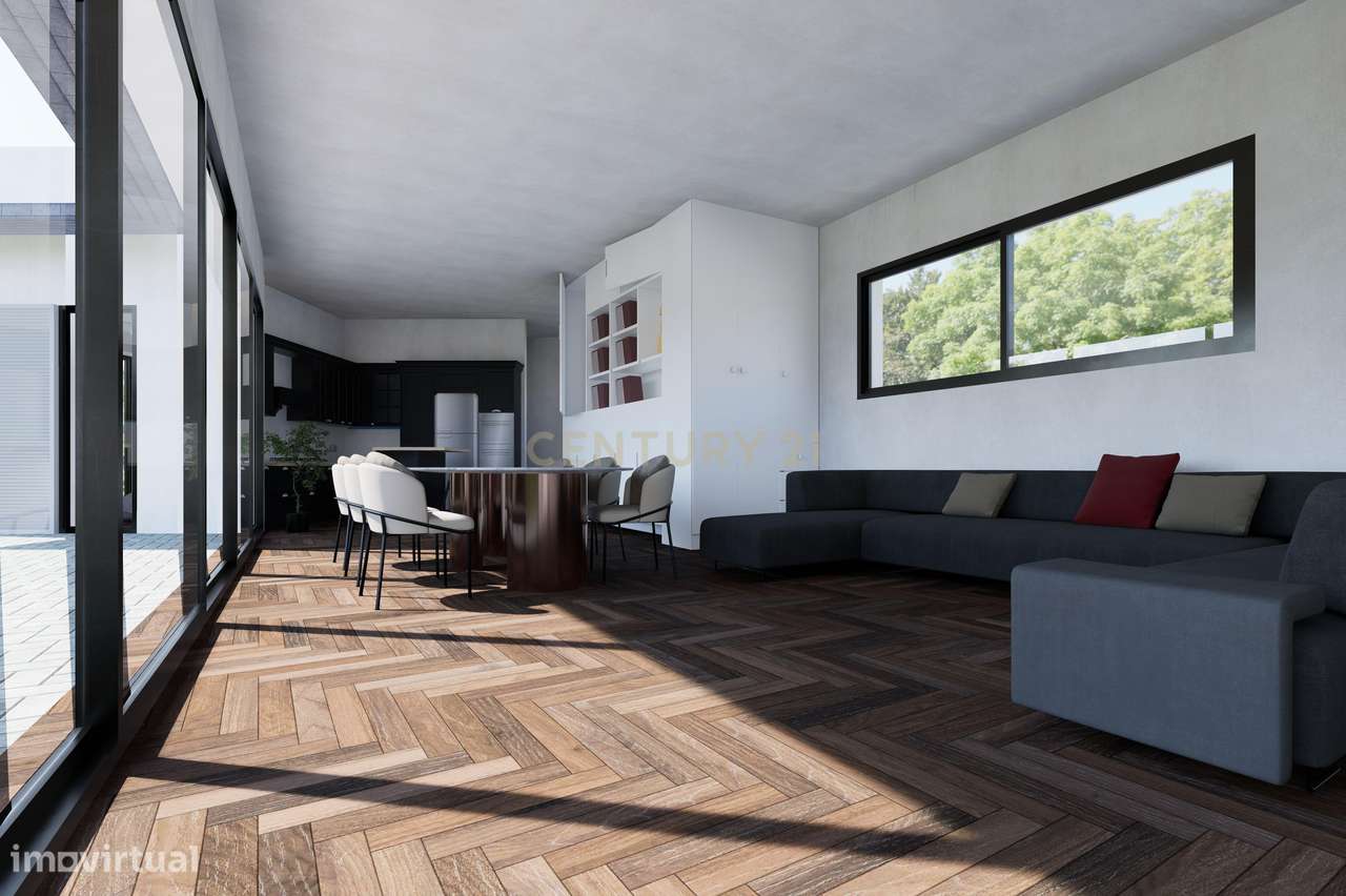 Terreno com Projeto Arquitetónico Aprovado para Quatro Moradias.-4