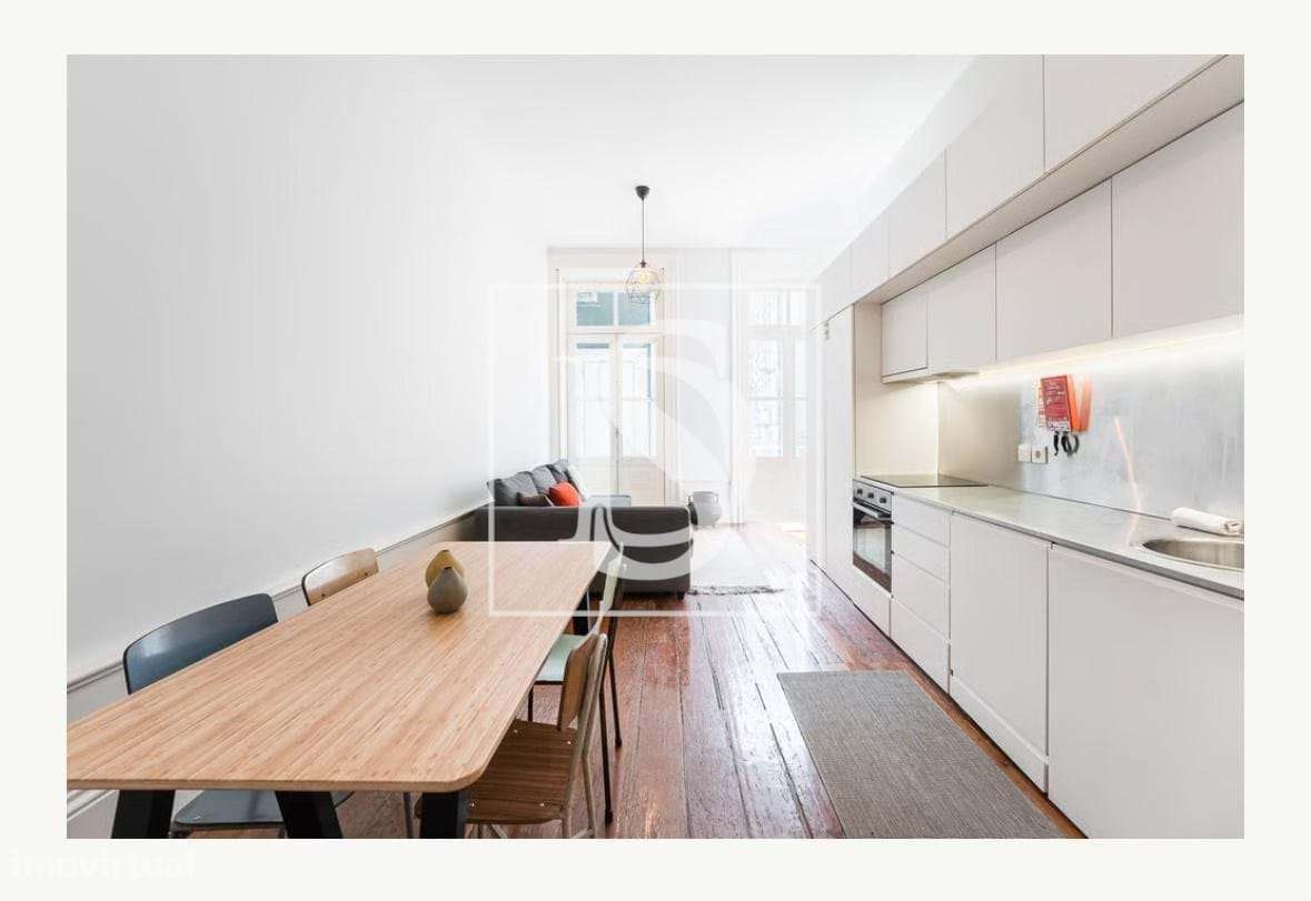 Apartamento T1 com terraço, para arrendamento no Centro histórico do P - Grande imagem: 3/31