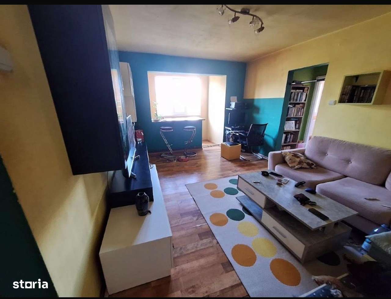 APARTAMENT 4 CAMERE-ZONA SPITALUL JUDETEAN-CENTRALA PROPRIE-ETAJ 3!-1