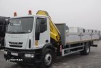 Iveco EUROCARGO 160E25 / 4X2 / CUTIE - 7.5 M + HDS HYVA 911 / PILOT / ROTATOR / EURO 5 / - 10