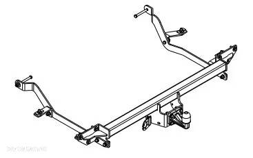 HAK HOLOWNICZY Z KULĄ ODKRĘCANĄ NA CZTERY ŚRUBY CITROEN JUMPER L4 L5 2006-2023+BUS - 5