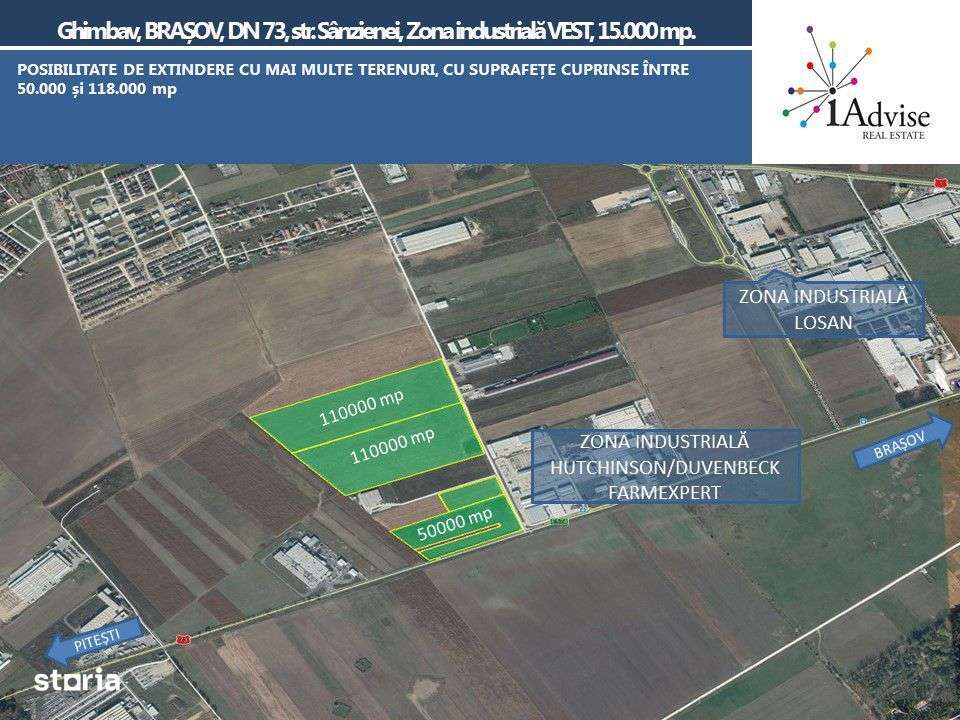 Teren de 15400 mp ideal constructii industriale sau logistice - Imagine principală: 4/5