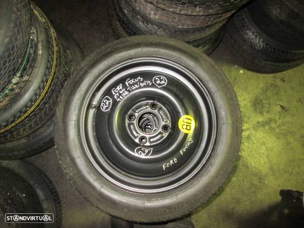 Roda Suplente RODS22 FORD FOCUS 2002 1.8TDCI 115CV 2P CINZA 63 MM 4X108 T125/80/15 ET40 - 1