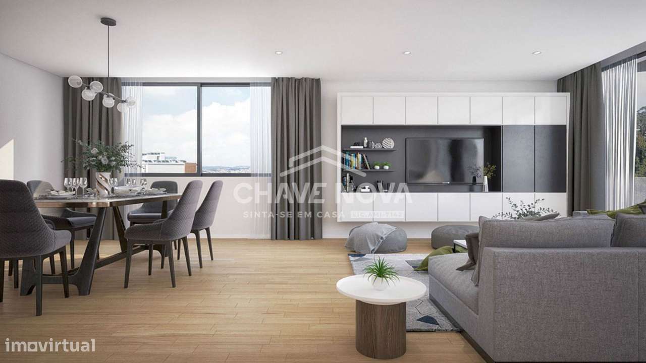 T2 Novo c/ Varanda e Garagem em Mafamude (Quinta de Cravel) - Grande imagem: 2/25