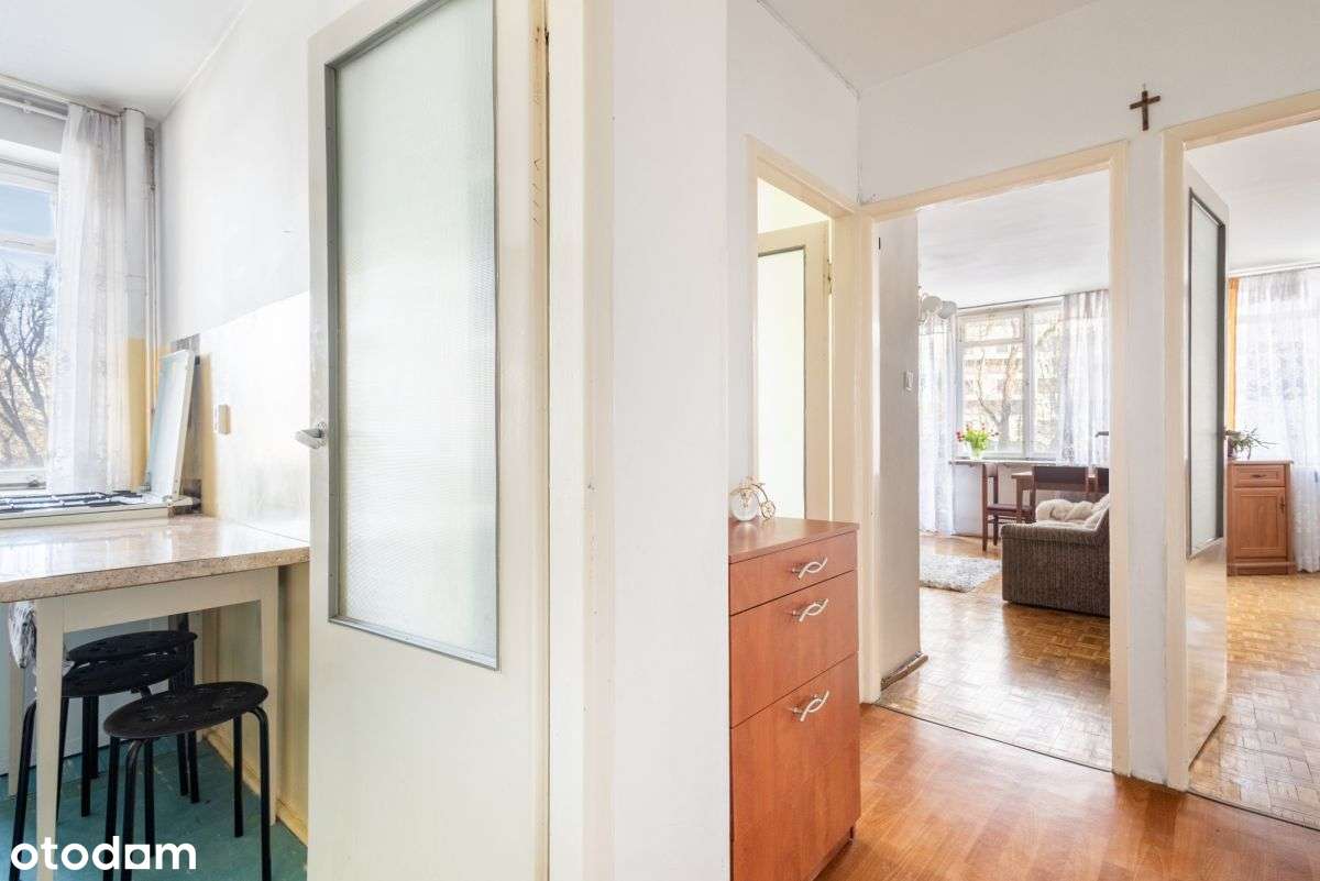 47,39 m² | 3 pokoje | Do remontu | Kamionek-5