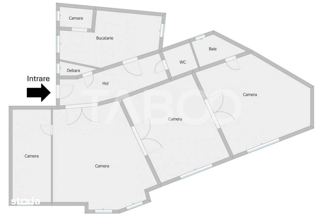 Apartament de inchiriat 4 camere si bucatarie separata Centrul Istoric - Imagine principală: 4/16