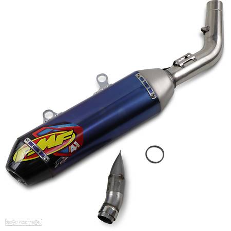 ponteira de escape fmf factory 4.1 rct titanium slip-on husqvarna / ktm - 1