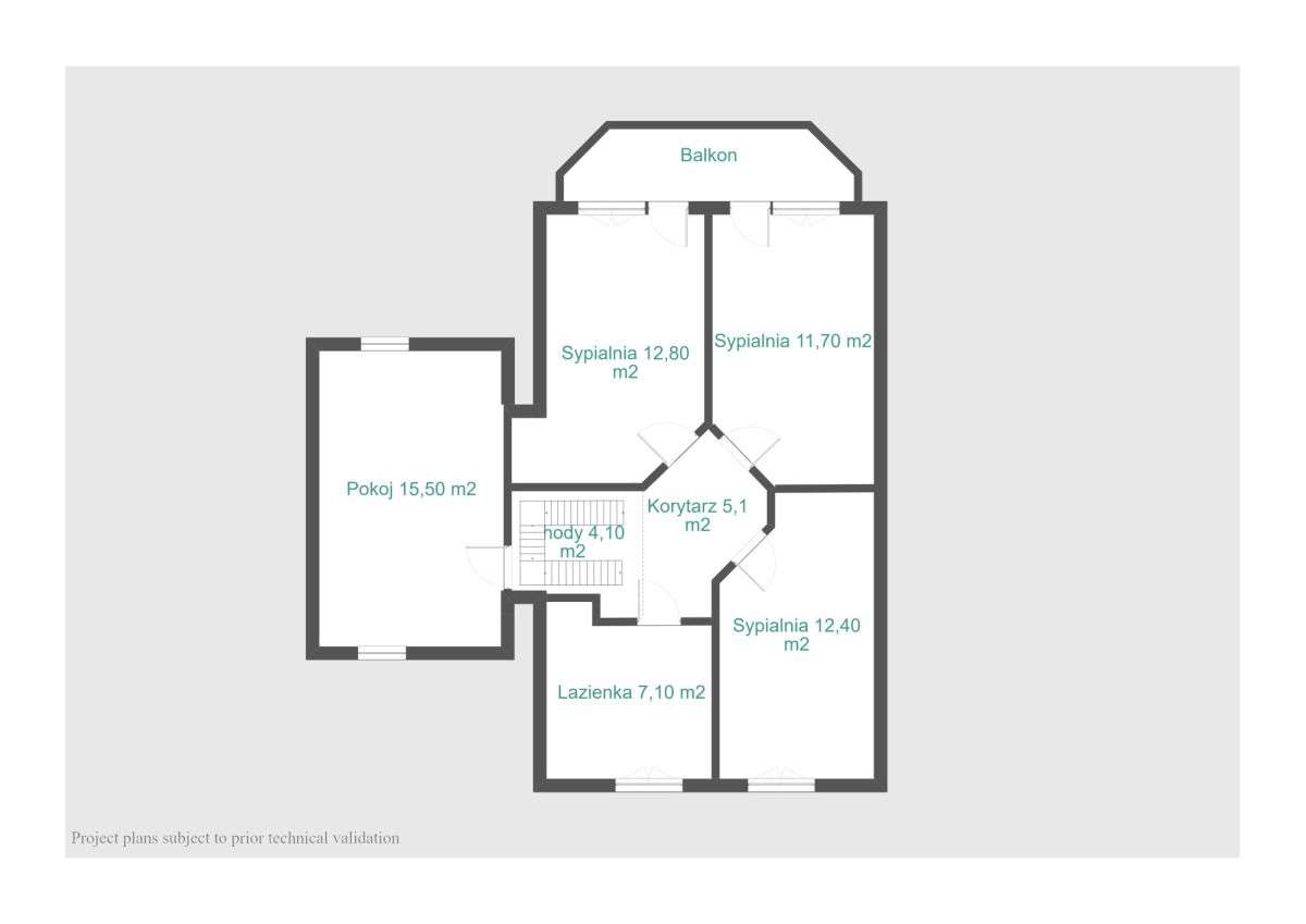 Dom Skórzewo - "pół bliżniaka" połączony garażem-16