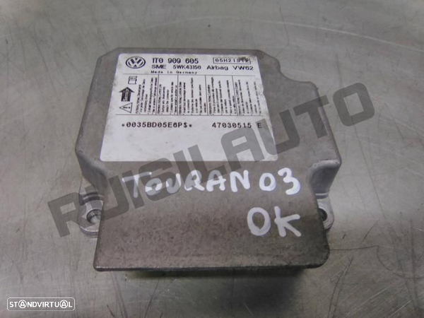 Centralina /detonador De Airbags 1t090_9605 Vw Touran (1t1) 1.9 - 1