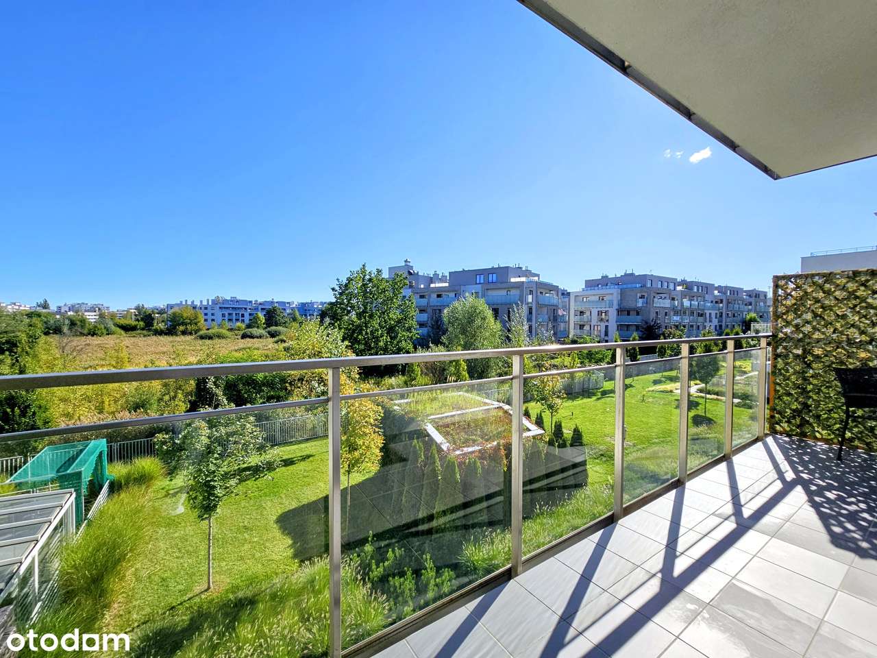 Ciche mieszkanie 47 m2- dwa pokoje. Duży balkon. Zieleń. Warszawa-12