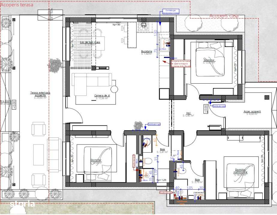 Casa noua cu 3 dormitoare de vanzare fara TVA in Santandrei - Bihor-3