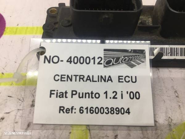 Centralina Fiat	Punto 1.2	60 Cv de 2000	- Ref: 6160038904- NO400012 - 2