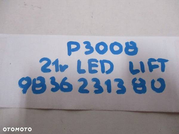 Lampa NA KLAPĘ PEUGEOT 3008 LED LIFT 9836231480 - 7