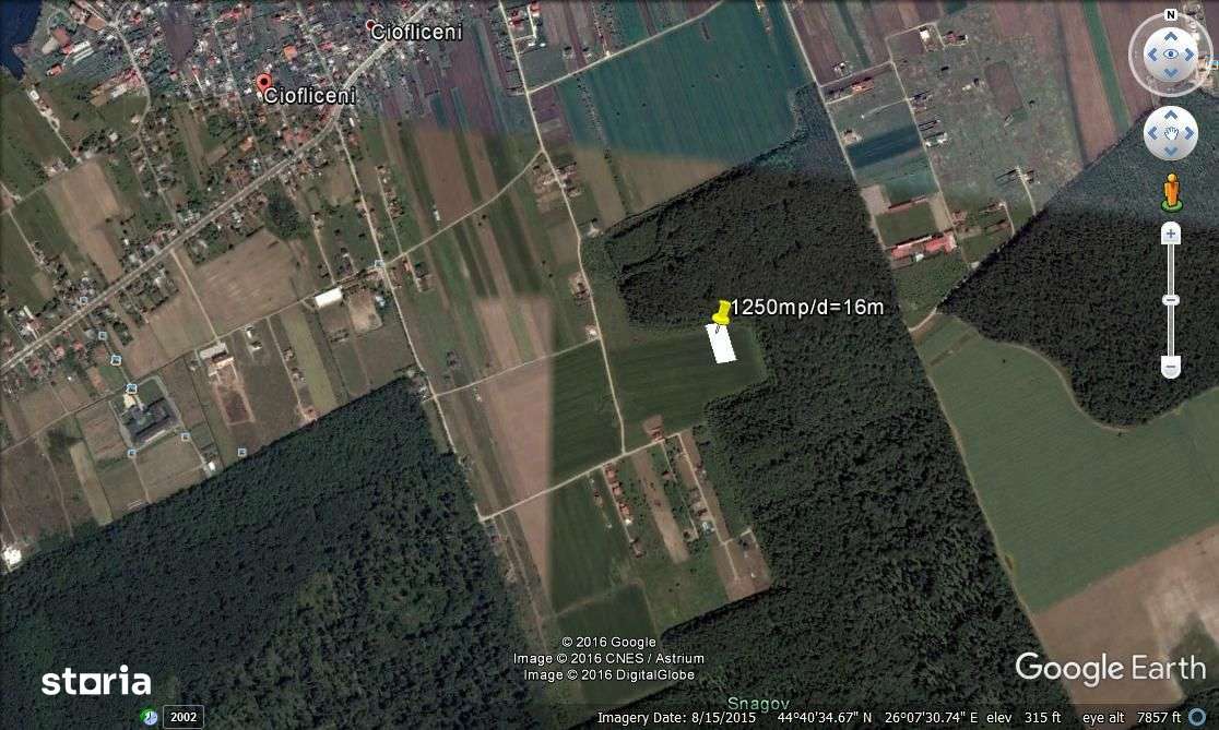 Teren intravilan inconjurat de padure - Ciofliceni, Snagov - Imagine principală: 2/12