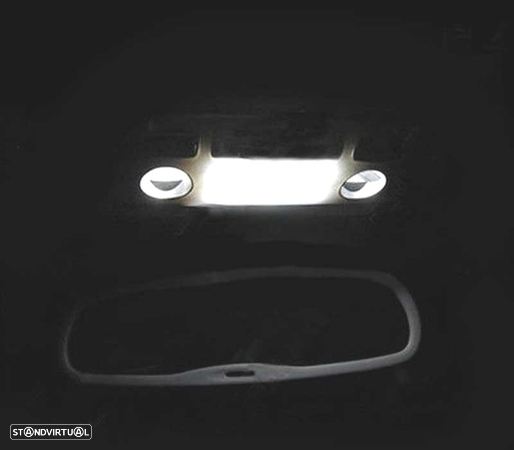 KIT COMPLETO 17 LAMPADAS LED INTERIOR PARA RENAULT VEL SATIS 02-09 - 4