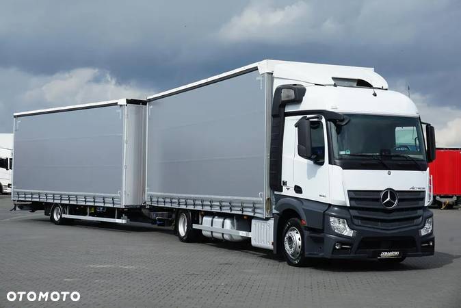 Mercedes-Benz ACTROS / 1830 ACC / E 6 / ZESTAW PRZEJAZDOWY 120 M3 / ŁAD. 15 000 KG - 1