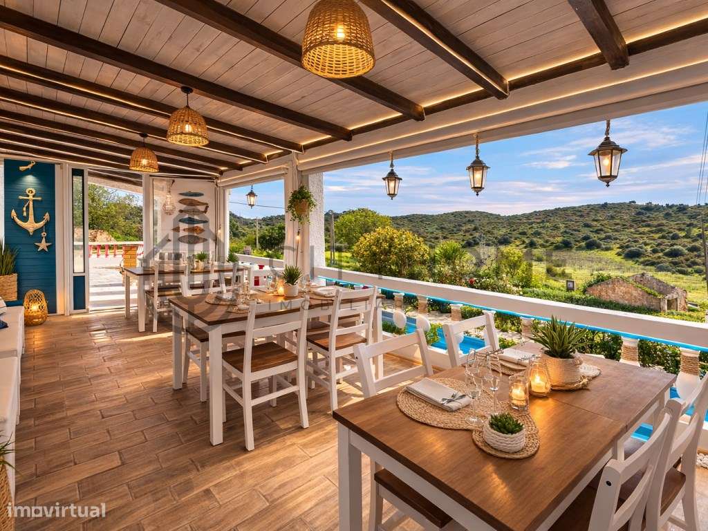 Moradia T3 e Apartamento T2 com Restaurante no Burgau-40