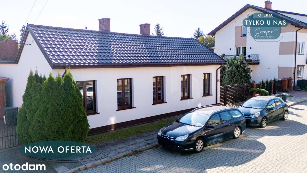 Parterowy dom na osiedlu domków