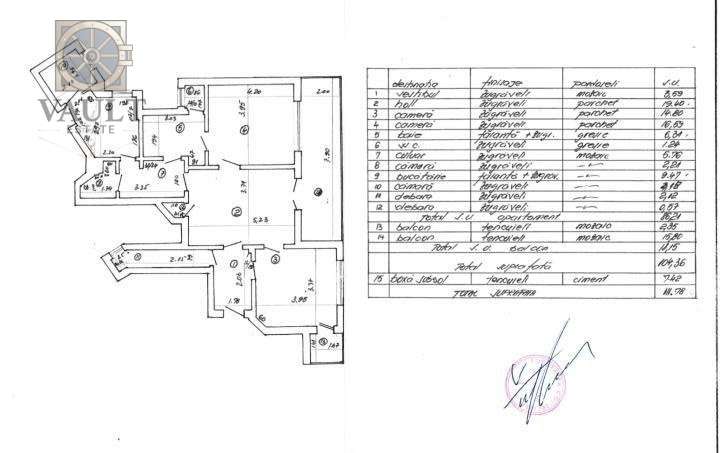3 CAMERE - TERASA 16 MP - PIATA ROMANA - CALEA VICTORIEI - RISC SEISMI - Imagine principală: 5/5
