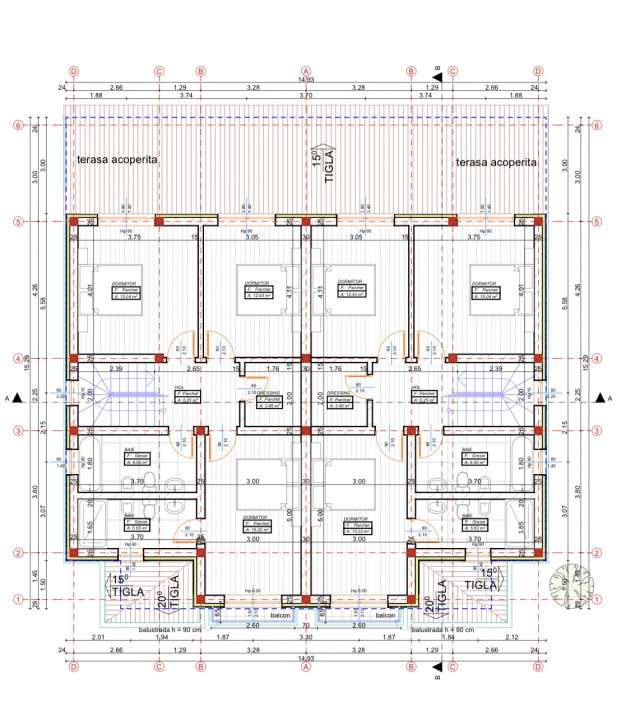 DUPLEX PREMIUM cu 5 camere si 328 mp teren- DUMBRAVITA - Imagine principală: 4/14