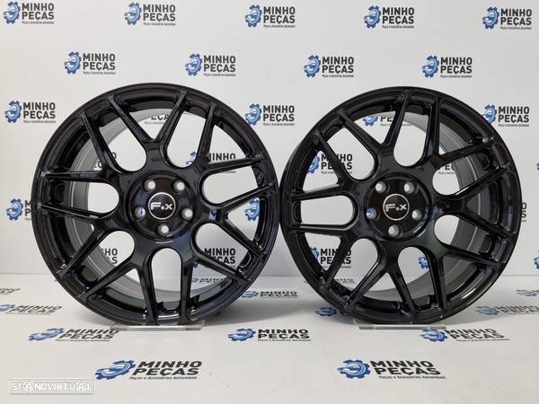 Jantes FOX PF3 em 18 Preto Brilho (5x120) - 1