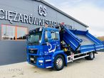 MAN TGM TGL TGS 18.250 // E6 // wywrotka + HDS HMF 12,6m z pilotem // 4x2 // energetyka // budowlanka // kiper wywrot żuraw dzwig kran Crane - 22